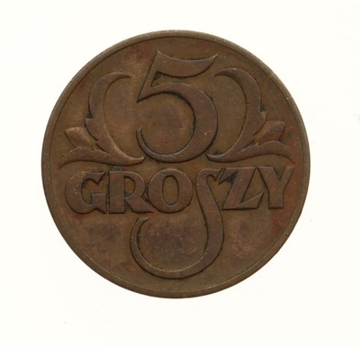 [M8951] Polska 5 groszy 1938