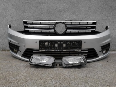 Vw caddy 2k5 15- бампер перед передний фото №1