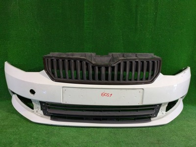 Бампер передній перед skoda fabia iii фото №1