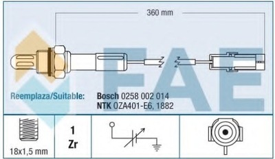 SONDA LAMBDA DAEWOO OPEL SUBARU SUZUKI  