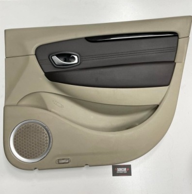 Обивка дверь обшивка перед правая 809000462r renault scenic iii 3 фото №1