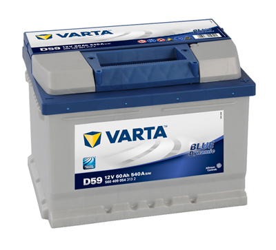 VARTA АККУМУЛЯТОР 12V 60AH/540A L- 242X175X175 BLUE DYNAMIC