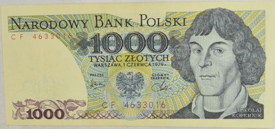 6.aa.PRL, 1 000 Złotych 1979 CF, b.rzadki, St.1