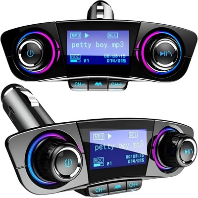 TRANSMITTER FM BLUETOOTH 5.0 USB MULTIFUNCTIONAL 8W1  