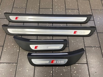 Накладки пороговые декоративные audi sq5 8r комплект фото №1