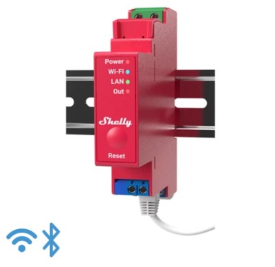 Shelly Pro 1PM WIFI LAN relé meranie energie