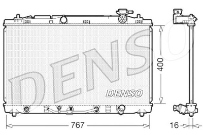 DENSO RADUADOR DEL MOTOR DE AGUA LEXUS ES TOYOTA CAMRY VENZA 3.5  