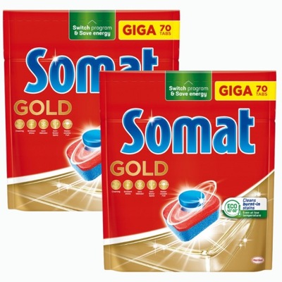 Somat Gold Tabletki do zmywarki 140szt.