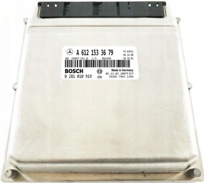 ECU SPRINTER 2.7 CDI A6121533679 0281010919 VIRGIN