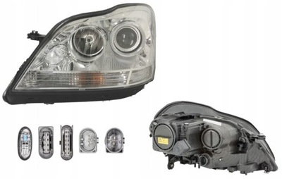 Фара лівий mercedes gl klasa x164 07-09 hella фото №1