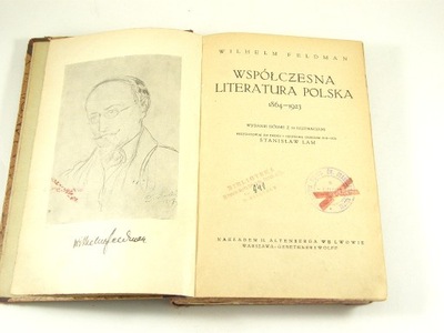 Współczesna literatura polska 1864-1923 (Wilhelm Feldman, 1924)