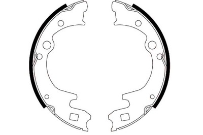 Trw gs8428 набор колодка тормозных фото №1