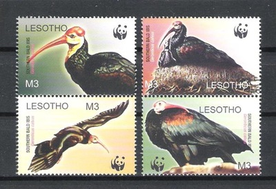 LESOTHO MNH WWF BIRDS FAUNA