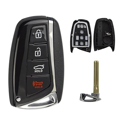 REPLACEMENT CAR KEY SHELL 4 BUTTONS FIT PARA HYUNDAI GENESIS 2013-201~50404  