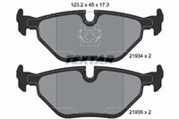 TEXTAR 2193402 КОЛОДКИ HAM ЗАД BMW 3,316,318-328