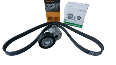 Натяжитель ремень ina + ремень conti ford kuga i фото №1