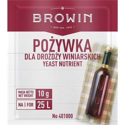 POŻYWKA DLA DROŻDŻY WINIARSKICH BIOWIN PO