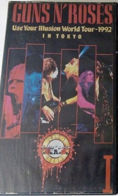 Koncert Guns N Roses 1992 Tour of Tokyo video VHS