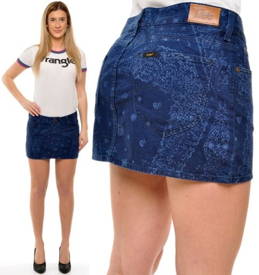 LEE spodniczka mini JEANS blue MINI SKIRT W30