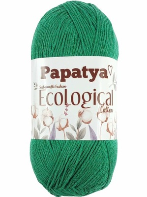 Włóczka Papatya Ecological 801 zielony