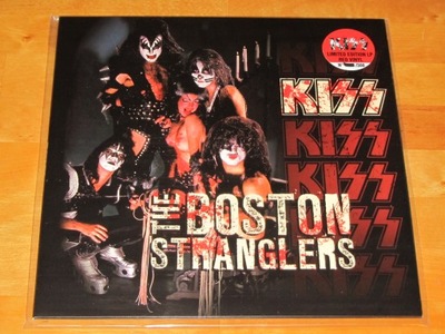 KISS ''THE BOSTON STRANGLERS'' - LIVE 1975 - red vinyl - LP