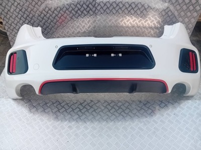 Kia ceed ii gt lift 5d бампер задняя hw deluxe white фото №1