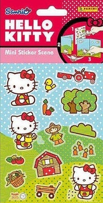 NAKLEJKI HELLO KITTY ZESTAW NAKLEJEK STICKER SCENE