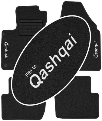 Qashqai I SUV 2007-2013 Dywaniki welurowe HAFT