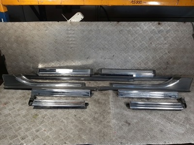 Mercedes w220 03r lift long комплект накладка поріг фото №1