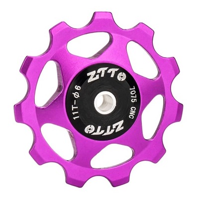 Rolka przerzutki tylnej roweru Jockey Wheel fioletowa