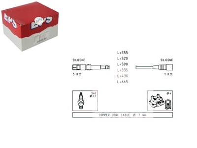 Facet провода зажигания audi a4 a6 a8 94- фото №1