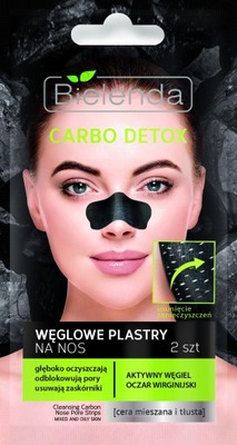 BIELENDA Czarny Węgiel Plastry Oczyszczające Nos