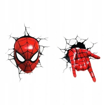 2 PCS. STICKER ON AUTO 3D STEREO SPIDER-MAN  