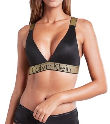 Biustonosz damski CALVIN KLEIN czarny z logo S