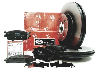 TRW DISCOS ZAPATAS PARTE DELANTERA HYUNDAI ACCENT 3 256MM  