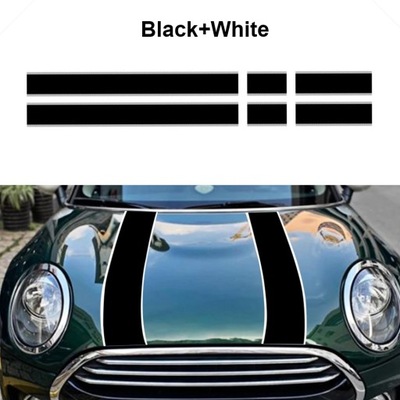 For Hood Rear Trunk Stripe StickerFront cover trim Vinyl Decals for ~58325 