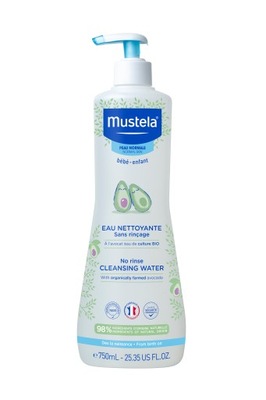 MUSTELA Woda oczyszczająca bez spłukiwania 750ml