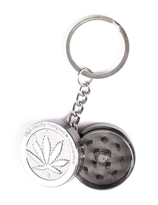 MŁYNEK GRINDER BRELOK METAL MARIHUANA THC CBD