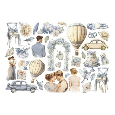 Stamperia Timeless Ephemera (36pcs) (DFLCT64)