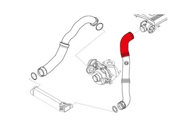 ПАТРУБОК ТУРБИНЫ BMW 3 E46 11617799397-2