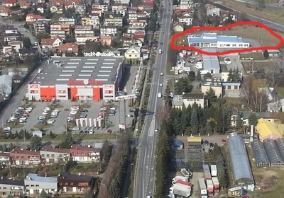 Działka z budynkiem handlowo-usługowym, Tarnowska