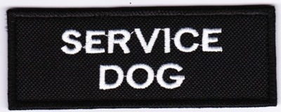 VAR pies SERVICE DOG 11x4 cm