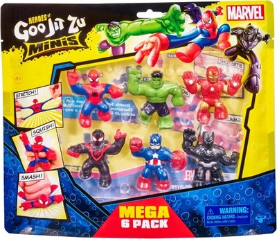 Heroes of Goo Jit Zu Ironman Spider Captain Hulk