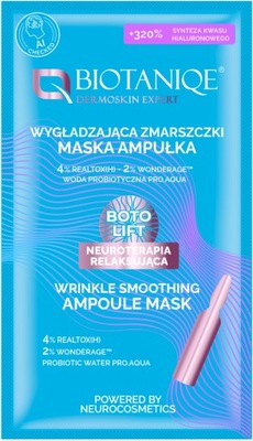 BIOTANIQE wygładzająca zmarszczki MASKA AMPUŁKA 10 ML