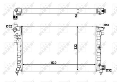 RADUADOR DE AGUA CITROEN SAXO 96-  