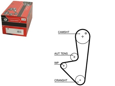 Ремінь розподільного валу citroen berlingo c2 c3 i c3 ii c3 p фото №1