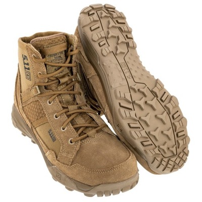 Buty taktyczne wojskowe 5.11 A/T 6 Non-Zip Boots - Brązowe 46