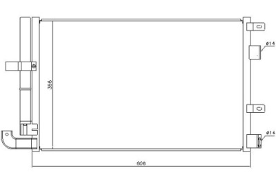 Nissens конденсатор кондиціонера jaguar s-type xf xf фото №1