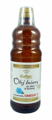 Olej lniany Boflax do diety Dr Budwig 0,5L INSTYTU