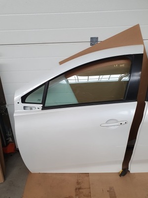 Дверь перед правое правый полный renault zoe i teqnc белый фото №1